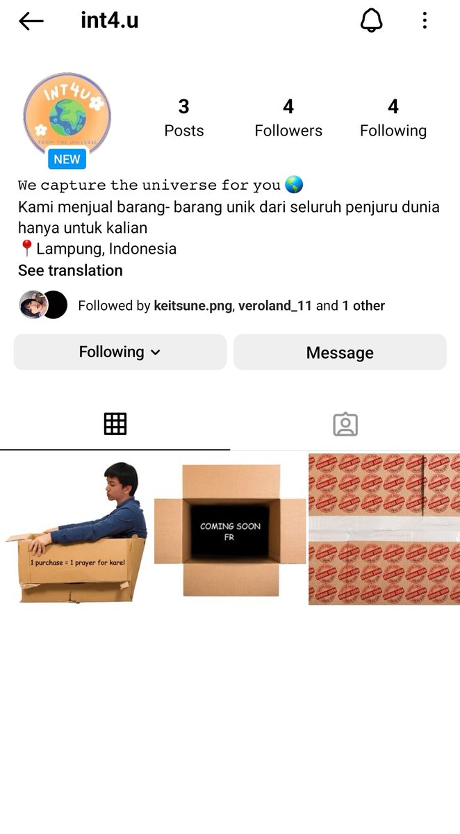 shrn_il's tweet image. Ayok guys bantu foll ig jualan aku😍😍😍 nnti bnyak barang menarik mostly dari luar negeri