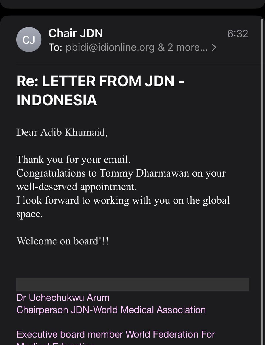 Junior Doctors Network Indonesia - Pengurus Besar 
Ikatan Dokter Indonesia 
resmi dipimpin oleh 
dr. Tommy Dharmawan SpBTKV PhD .
Kami penuh rasa syukur dan bangga, semoga selalu Allah jaga dan bimbing langkah kami untuk melayani dan menyayangi negeri tercinta ini.