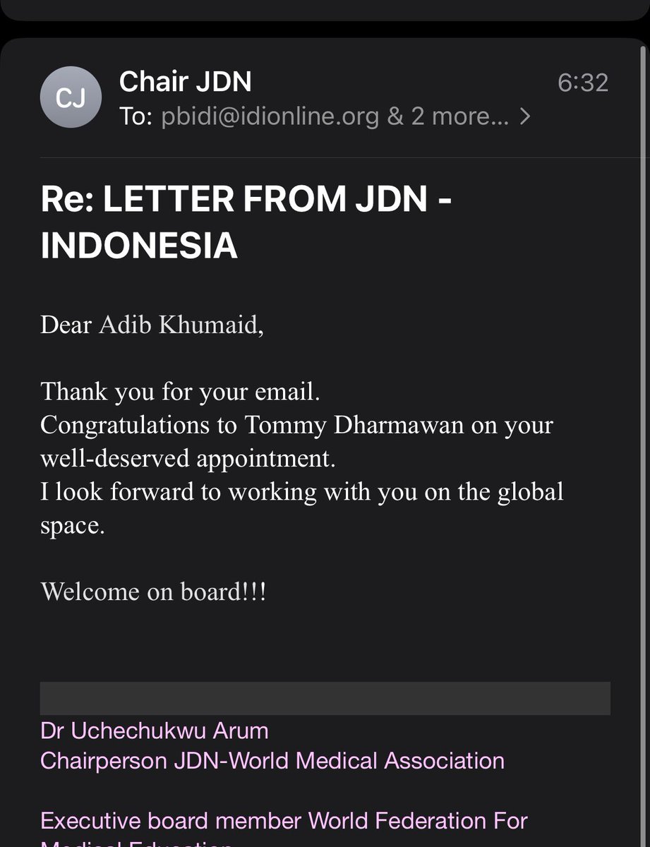 Junior Doctors Network Indonesia - Pengurus Besar Ikatan Dokter Indonesia resmi dipimpin oleh dr. Tommy Dharmawan SpBTKV PhD . Kami penuh rasa syukur dan bangga, semoga selalu Allah jaga dan bimbing langkah kami untuk melayani dan menyayangi negeri tercinta ini.