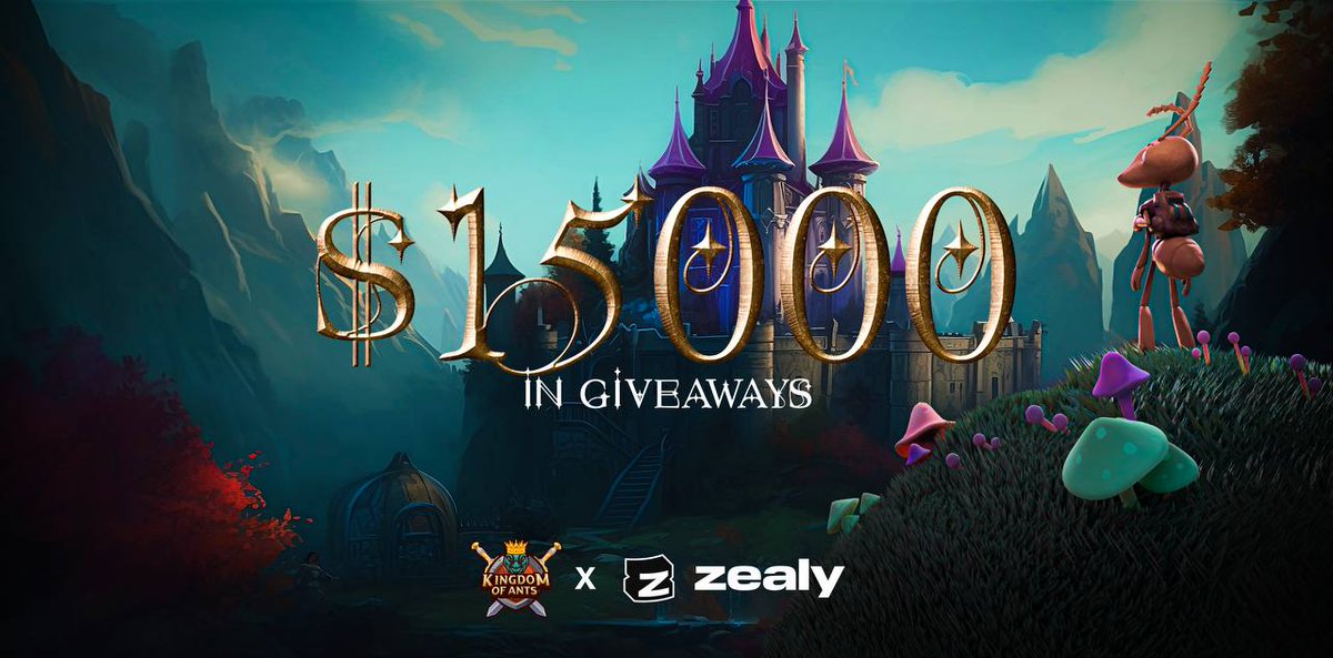 🔍 Ready to Hunt Epic Rewards? 🏆 Dive into the Kingdom of Ants, the ultimate gamified #DeFi platform for crypto explorers! 🎮 Conquer quests, rise on the leaderboard, and claim rewards worth $15k! 🚀
zealy.io/c/kingdomofant…

 #KingdomOfAnts #NFT #GiveawayAlert