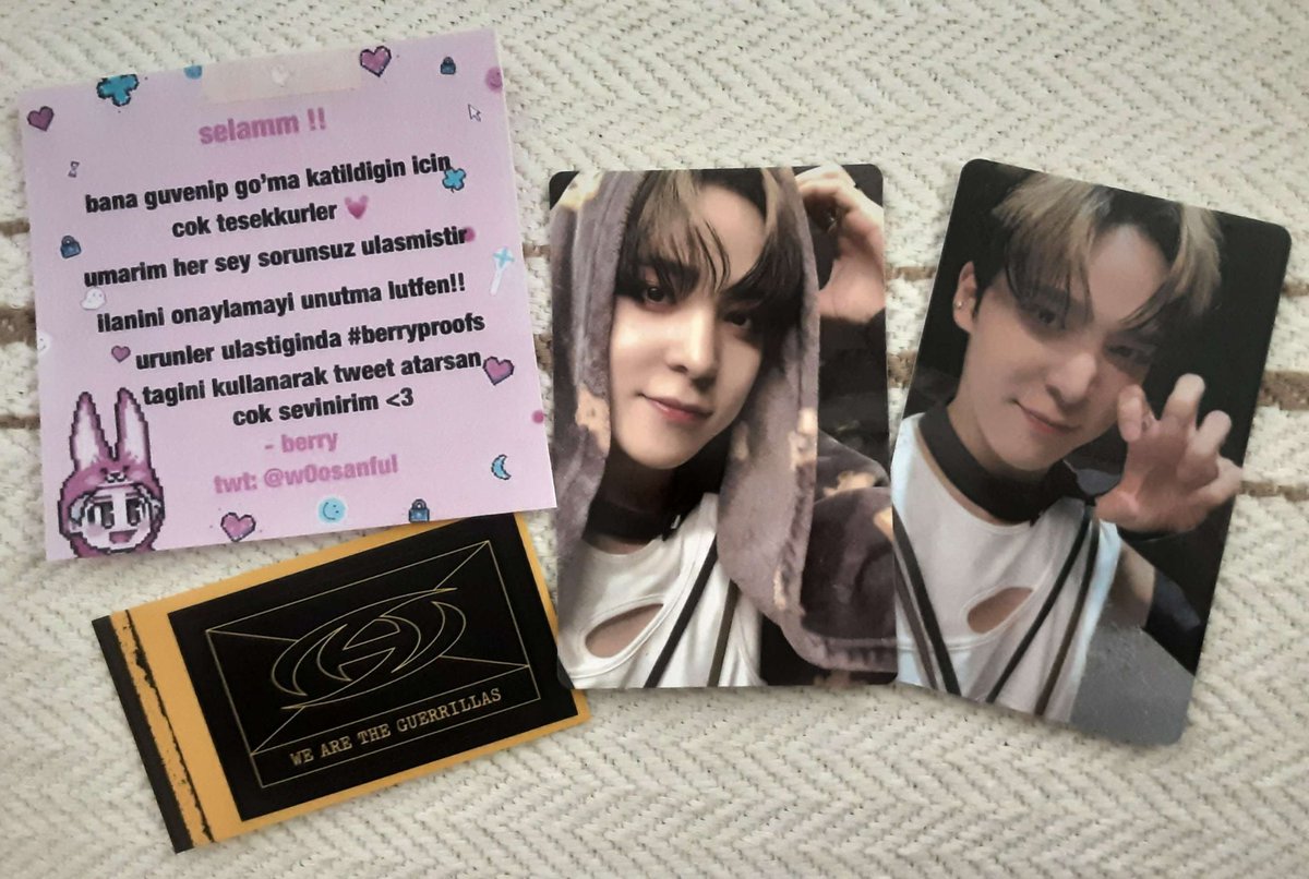 mmerora's tweet photo. [💌]
ayy en çok beklediğim pclere sonunda kavuştumm😍
her şey için çok teşekkürlerr @w0osanful 💚💚💚
#berryproofs https://t.co/aIUqNHD1Wt