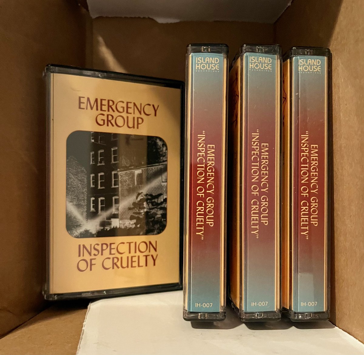 Music lovers everywhere, but especially NYC: @EEmergencyGroup will be playing at P.I.T. in Williamsburg this Sunday, on a bill with <a href="/Tacomapark/">Tacoma Park</a>. This is your last chance to see us for a few months, at least. 411 South 5th St., 7 p.m. Hear our album here: emergencygroup.bandcamp.com/album/inspecti…