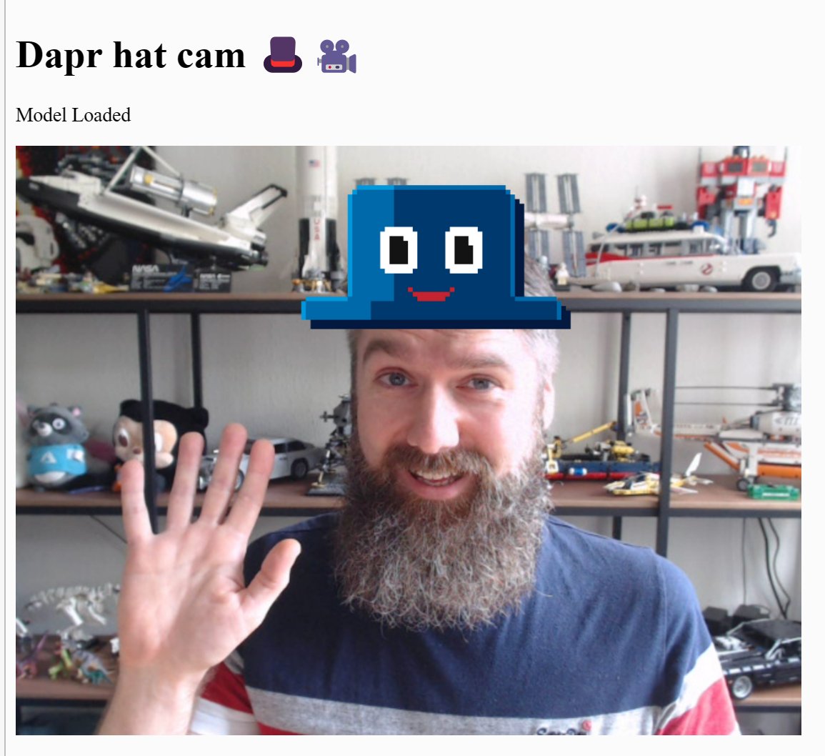 marcduiker's tweet image. Playing around with #p5js and #ml5js to wear a virtual hat! 🎩 #Dapr