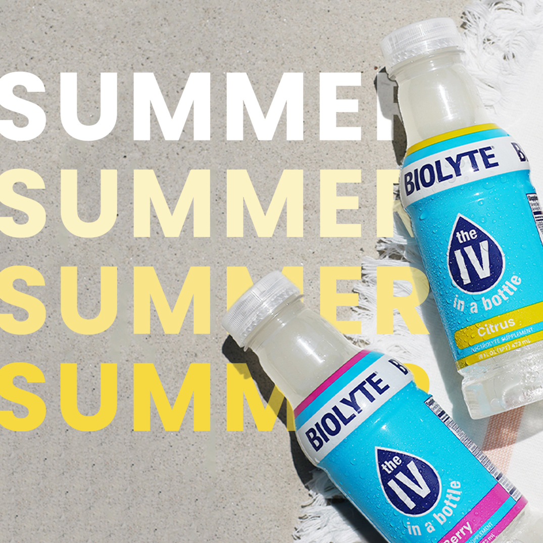 Have you tried a @DrinkBiolyteyet? Stay hydrated with a great tasting drink that is like an IV in a Bottle! Pick one up today and see for yourself!