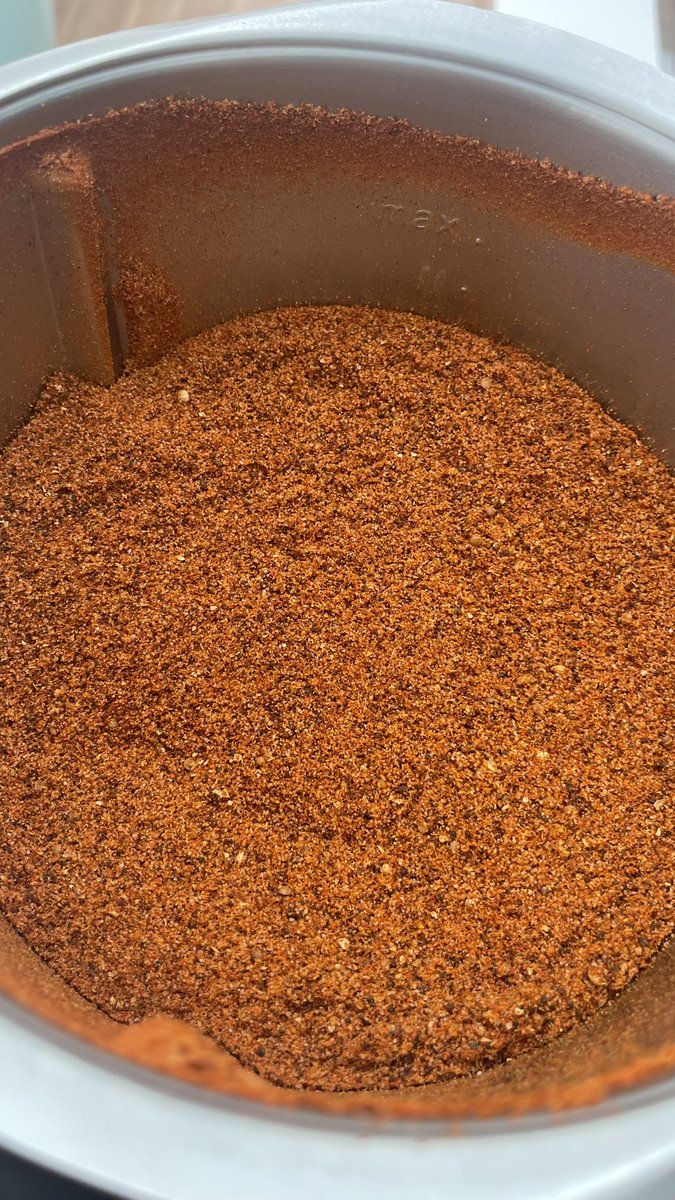 dave_dlt's tweet photo. Meet my secret weapon - the star of the show - our special homemade rub. A perfect blend of spices that promises to give our pork shoulder a kick and a crunch. #BBQRub #PorkCook https://t.co/scoYRfGbYh