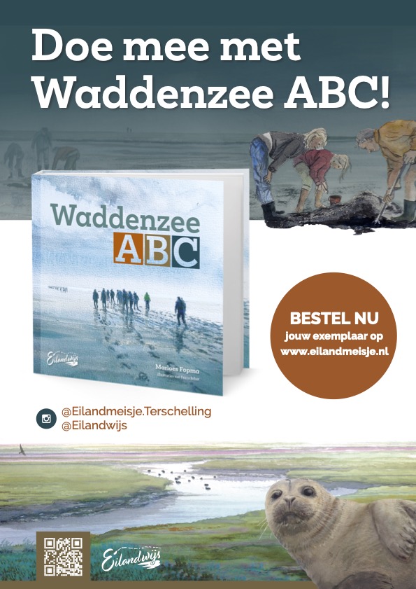 Nieuwe boek van Eilandmeisje komt begin augustus uit. En je kan alvast ervoor intekenen! Doe mee met Waddenzee ABC! - mailchi.mp/dbdc1ddfbbd7/d… #waddenzee #wad #boek #eilandmeisje #terschelling #texel #vlieland #ameland #schiermonnikoog