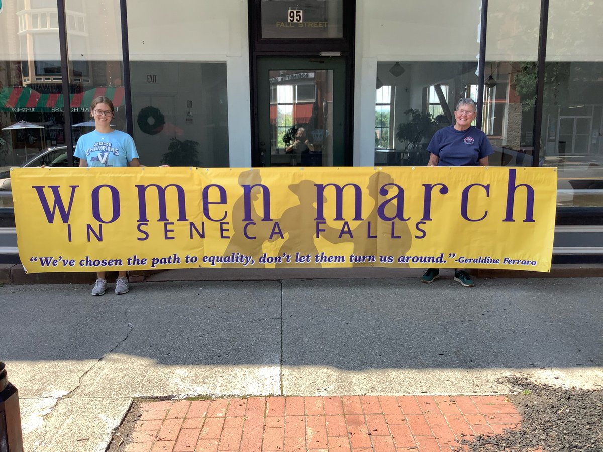 WMSenecaFalls's tweet photo. We are ready go for this weekend in Seneca Falls! ERA Centennial Rally &amp; March tonight at 5 p.m. ! Join us!➡️ https://t.co/OyjmvbcIGW
#WMSenecaFalls
#SenecaFallsConvention175
#ERA100
#ERAcentennial
#NOW 
#CNYNOW
#ROCHNOW
#WILLSENECAFALLS
#WMISF
#EqualRightsAction https://t.co/nFF8HqG25F