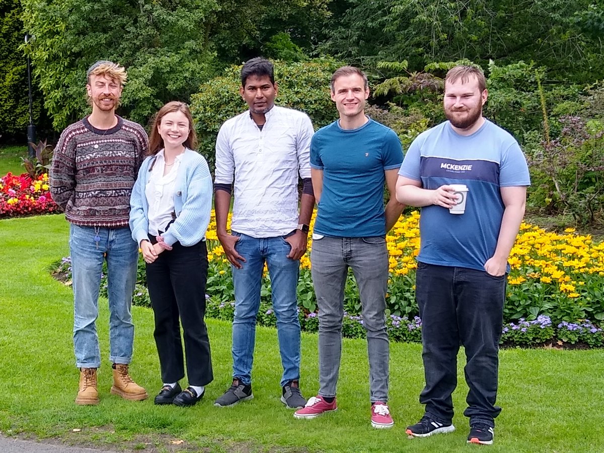 Post goodbye lunch for <a href="/RossBallantine/">Ross Ballantine</a> Ross joined the lab <a href="/QUBCCE/">QUB - Chemistry & Chemical Engineering</a> as my first PhD student in 2017, graduated in 2021 and continued on as a postdoc. It's been a pleasure having you in the lab Ross! We wish you all the best in your next postdoc with <a href="/vvinz/">vincent aucagne</a> <a href="/CNRS/">CNRS 🌍</a> @CBM_UPR4301