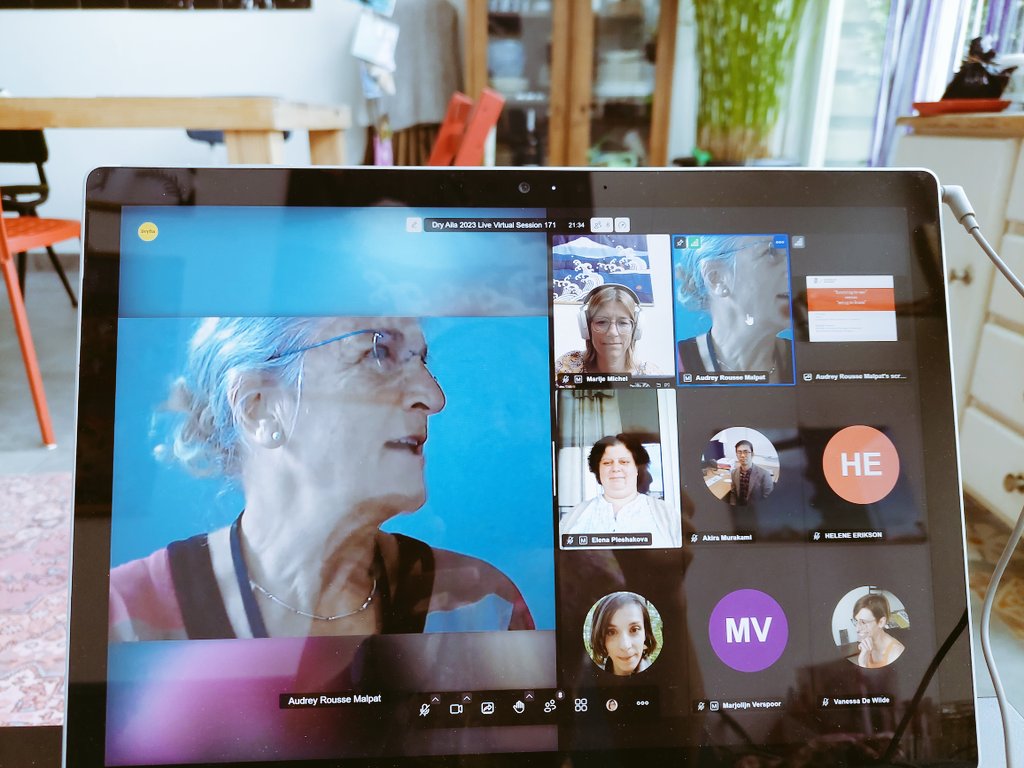 MarijeMichel's tweet photo. Marjolijn Verspoor kicking off our symposium on #UsageBased L2 instruction #aila2023 @AilaEurope 
with @audrey_rm https://t.co/Y9JE7glP3M
