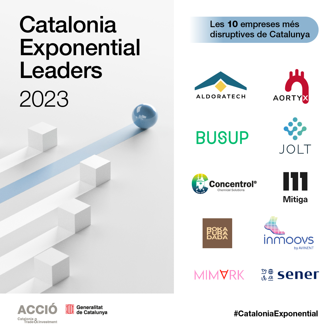 accio_cat's tweet photo. 🚀Ja saps quines són les 10 empreses més disruptives de Catalunya?

El nou informe 'Exponential Leaders a Catalunya 2023' les analitza a partir dels seus reptes i projectes disruptius que les diferencien de la resta.

Recupera l'informe👇https://t.co/dUQ85PFBdl

#ExponentialDay23 https://t.co/MMOnEyR4Ki