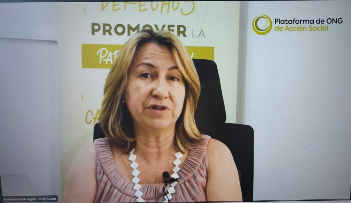 PlataformadeONG's tweet image. Nuestra Presidenta @YolandaBesteiro da la bienvenida a todas las entidades que nos acompañan en la I jornada de la #ONGdelFuturo dando un discurso motivador para impulsar la innovación de las entidades sociales que no deje a nadie atrás 🤗 #TransformacionDigital3Sector