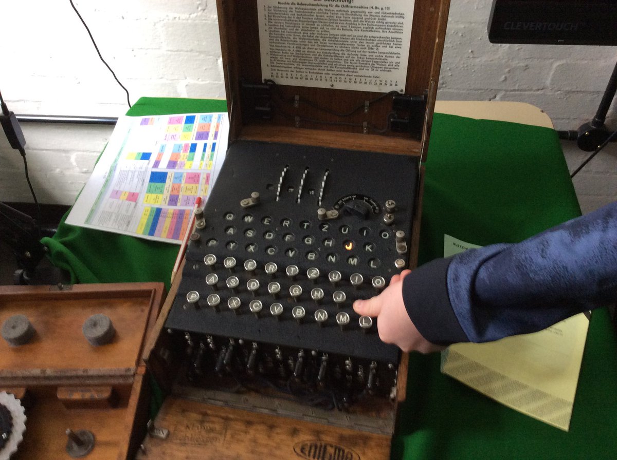 holmfirthhigh's tweet photo. Code Breaking Day 4! Bletchley Park, where it all began, where our famous code breakers helped to crack the German Enigma Code in WW2! We saw the wall of veterans and the Bombe Machine! What a fantastic week!
#ActivitiesWeek2023 https://t.co/V6kQ5xGIFJ
