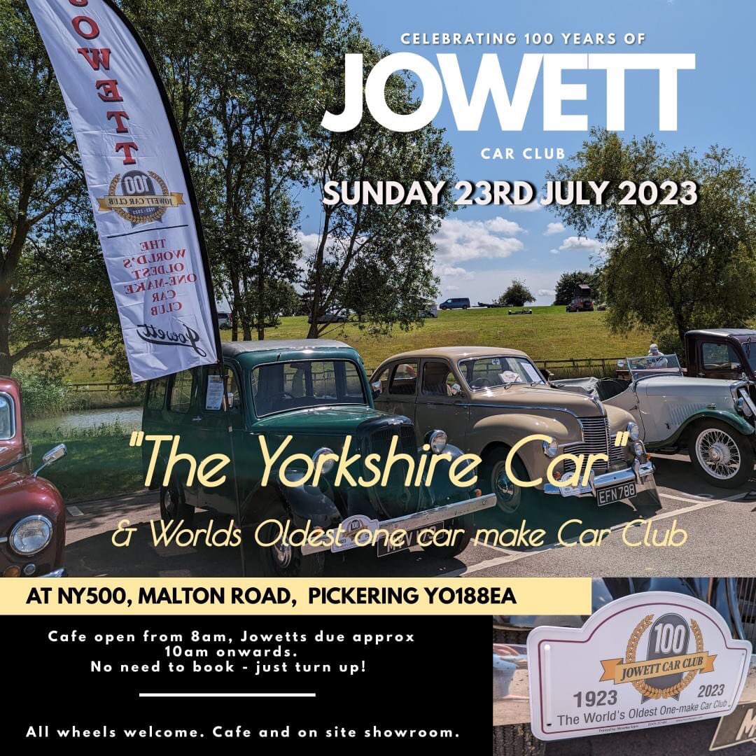 Looking forward to the weekend and a trip along to @NorthYorks500… 

#jowett #classiccars #bradford #madeinyorkshire