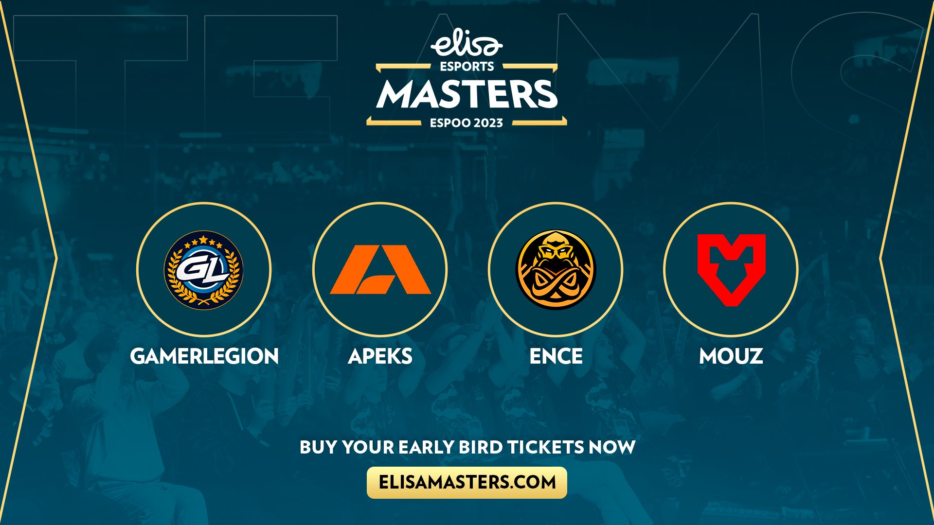 Elisa Esports on Twitter "Four teams already confirmed to 