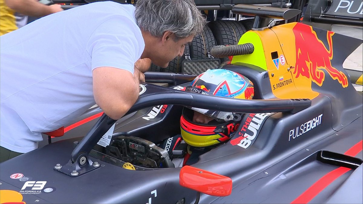 Formula 3 (@formula3) on Twitter photo A pair of Montoyas spotted in the pit lane ✌️
<a href="/jpmontoya/">Juan Pablo Montoya</a> gives @sebastianmontoya58 some words of wisdom mid-session
#HungarianGP #F3 A pair of Montoyas spotted in the pit lane ✌️
<a href="/jpmontoya/">Juan Pablo Montoya</a> gives @sebastianmontoya58 some words of wisdom mid-session
#HungarianGP #F3