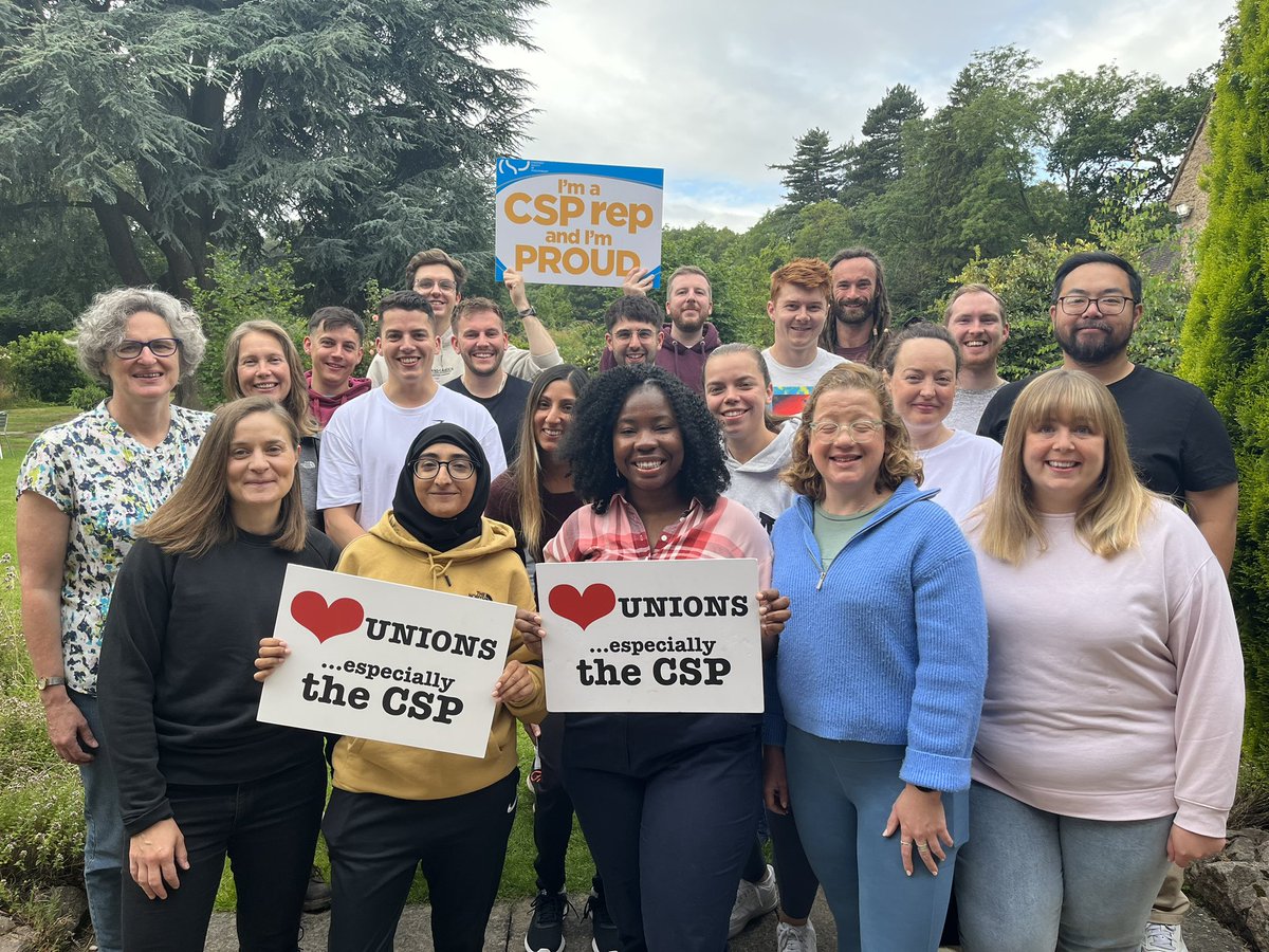 Another group of <a href="/thecsp/">Chartered Society of Physiotherapy (CSP)</a> stewards have been on their induction training this week and now ready to return to their workplaces to support and involve members! #CSPStewards #UnionLearning