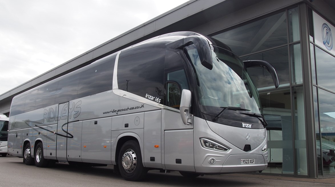 Yesterday we were delighted to deliver the final vehicle of our recent order for Ridleys Coaches 

The 14-metre Irizar Integral i6s Efficient seats 61 passengers, and is decorated in Ridleys livery.

Learn more about the Irizar Integral i6s Efficient
irizar.co.uk/model-range/ir…