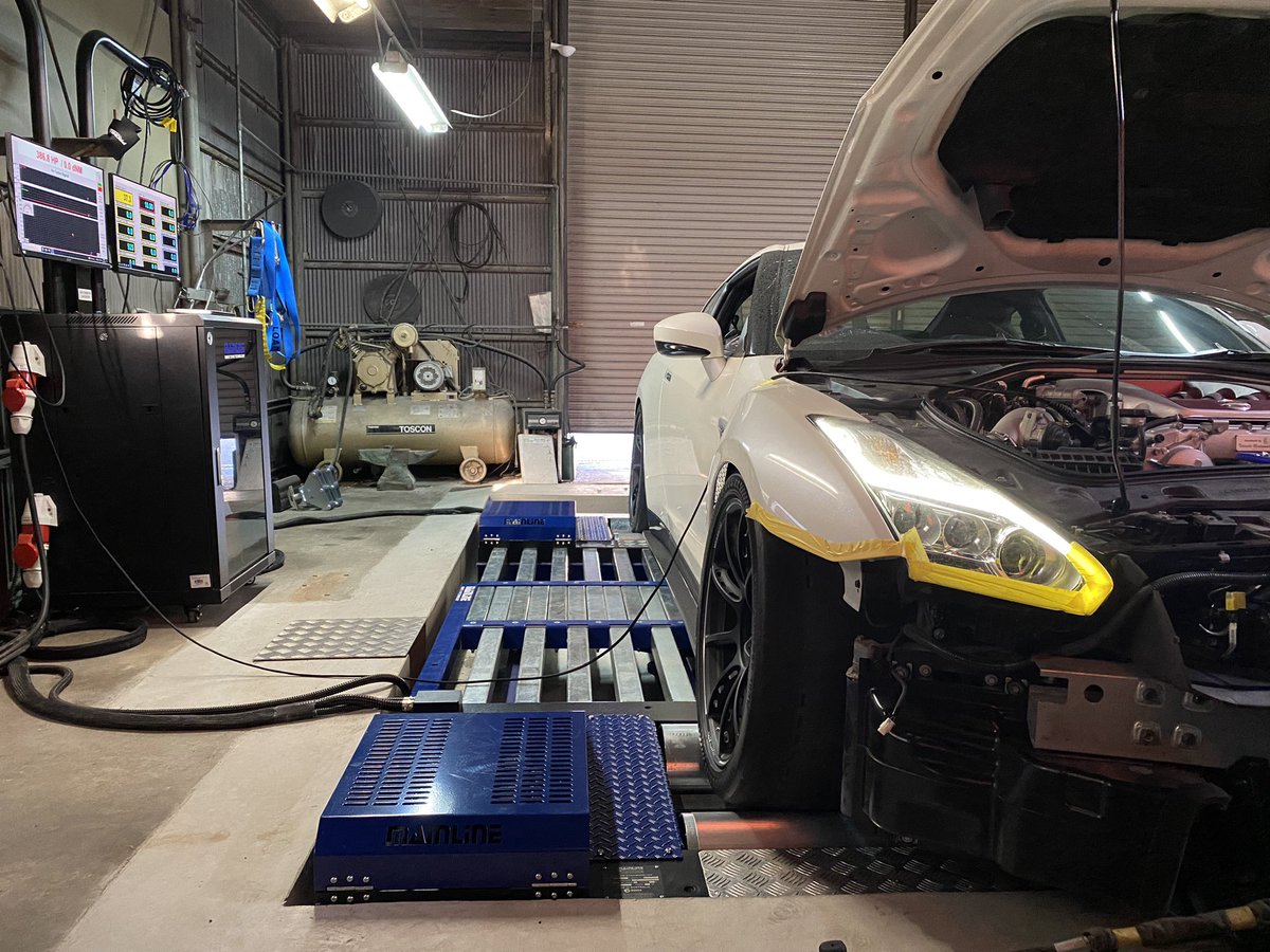 Daicruise1's tweet photo. R35 my14
ECU TEKで書き換える前にNISMOスポーツリセッティングを先ずは計測します。
#mainlinedyno
#パワーチェック
#有限会社クルーズ
#現車セッティング
#R35
#ニスモスポーツリセッティング https://t.co/lHCmp08r6w