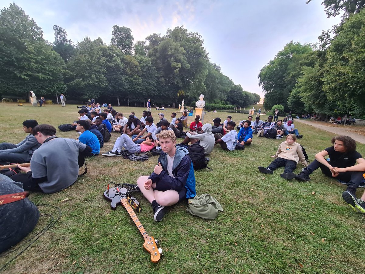 The boys enjoyed some lovely choral singing by the Yarm School. Well done choir from Yarm - fantastic singing! <a href="/DartfordGS/">Dartford Grammar</a> <a href="/YarmSeniorMusic/">Yarm Senior Music</a>