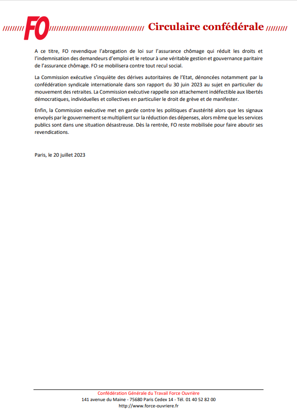 force_ouvriere's tweet photo. Déclarat° de la Commission Exécutive du 20 juillet.

"La CE dénonce l'augmentat° des prix de l’#électricité et son impact sur le #pouvoirdachat des salariés. Le renchérissement de son prix pr les citoyens est une injustice et un non-sens économique, social &amp; environnemental". ⬇️ https://t.co/dgVYfoRsXp