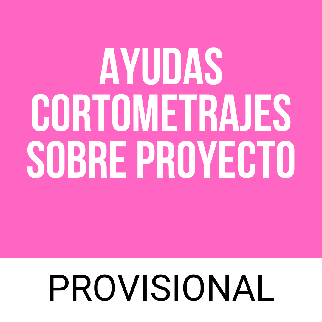 📢 Publicada la resolución provisional de las ayudas a la producción de cortometrajes sobre proyecto. Fecha de publicación 20/07

📅 Se podrán formular alegaciones en un plazo de 5 días hábiles.

➡️ bit.ly/44Y9iBD