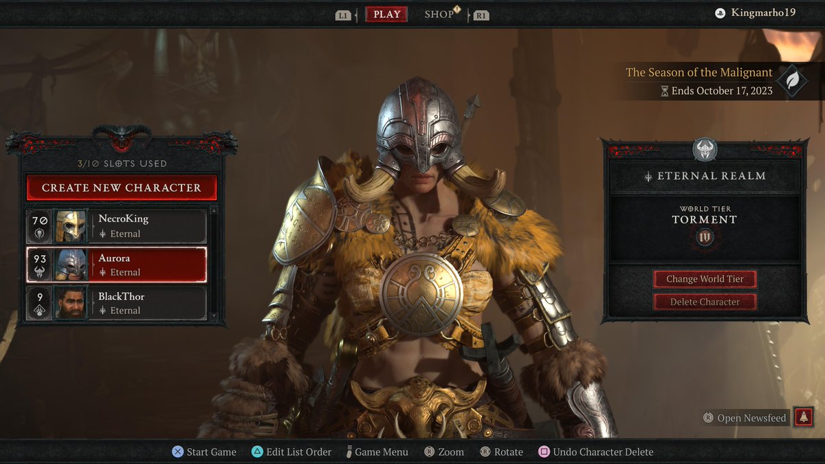 Kingmarho's tweet photo. #PS5Share, #DiabloIV https://t.co/lIXrCOEmEF
