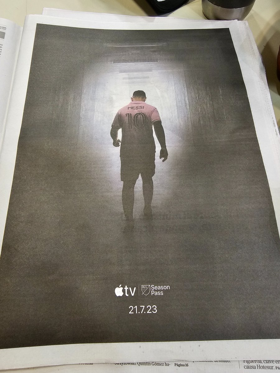 No estoy seguro pero debe ser la primera vez que Apple pauta en un diario argentino