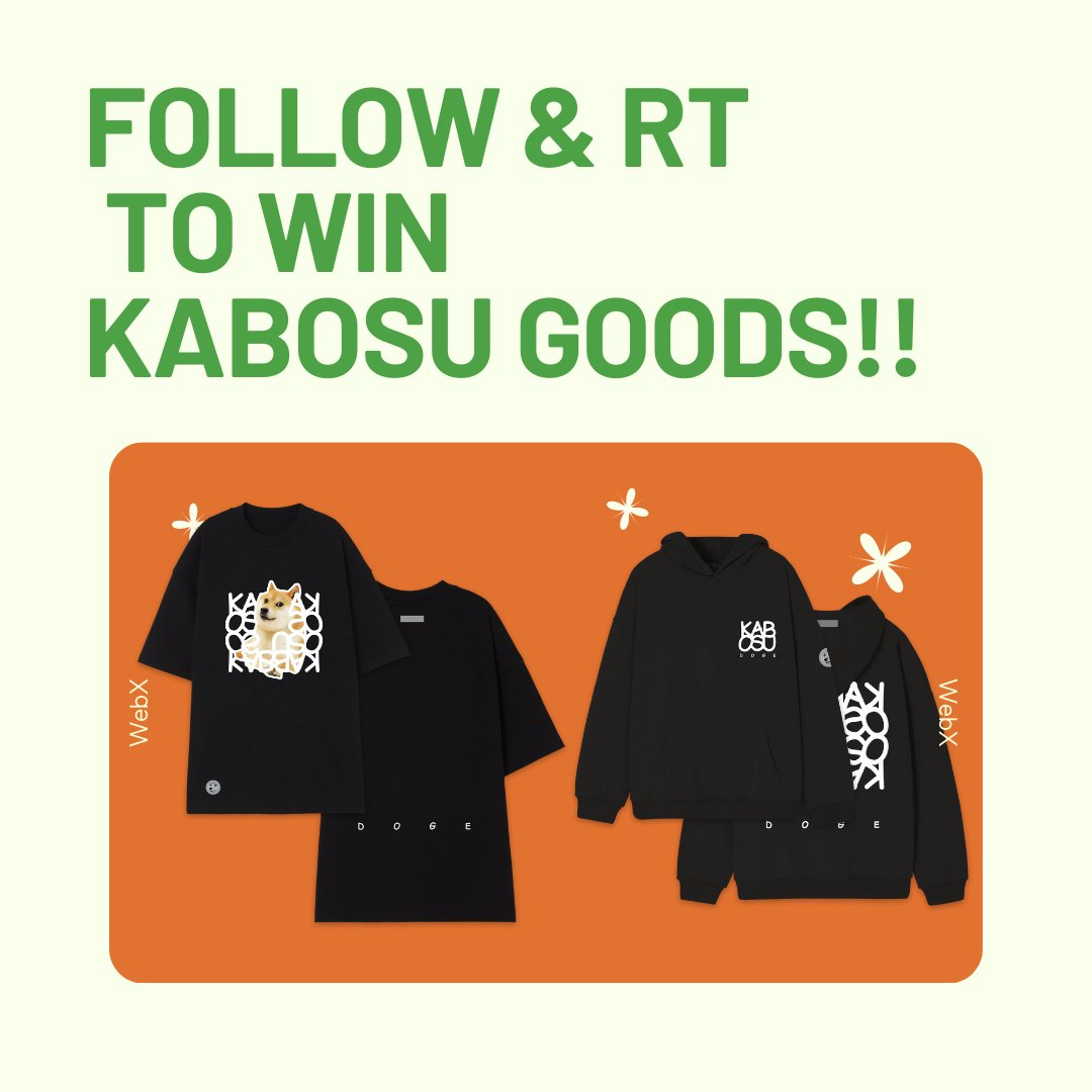 🎁その場で20名に当たる！🎁
20 slots to win on the spot!

KABOSUグッズプレゼントキャンペーン 🎉
KABOSU Goods Present Campaign

⏰7/26 pm3:00

✅Follow <a href="/WebX_Asia/">WebX 2026 (July 13-14)</a>
✅RT

🔽Draw the lottery from the URL in the thread
　   スレッドのURLから抽選