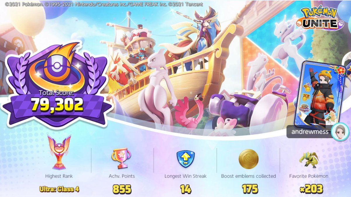andrewmess_art's tweet image. #PokemonUNITE #NintendoSwitch