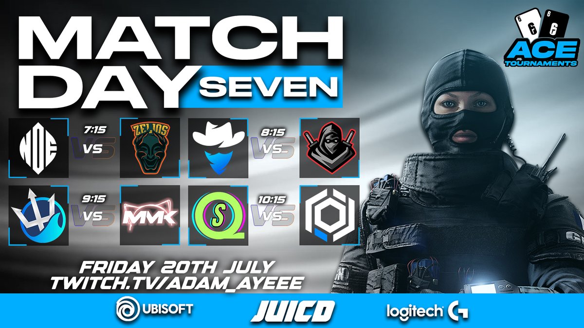 LAST WEEK OF OUR REGULAR SEASON STARTS IN 10 MINS!!! also with a new look to!

Which teams are going to make finals?? tune in to find out! <a href="/BanditsESC/">Bandits 🤠</a> <a href="/TridentEsports/">Trident Esports</a> @AlteredZelios @SQLO__ #MMKSLFO #NDE #ODIUM #ILUSIVE