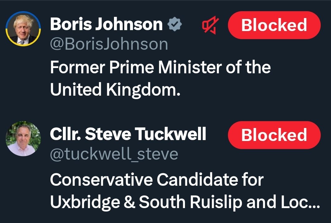 ooh, a new incoming Tory MP to block, joining the old outgoing Tory MP who has been blocked for years 
@BorisJohnson @tuckwell_steve 
#CoryTunts