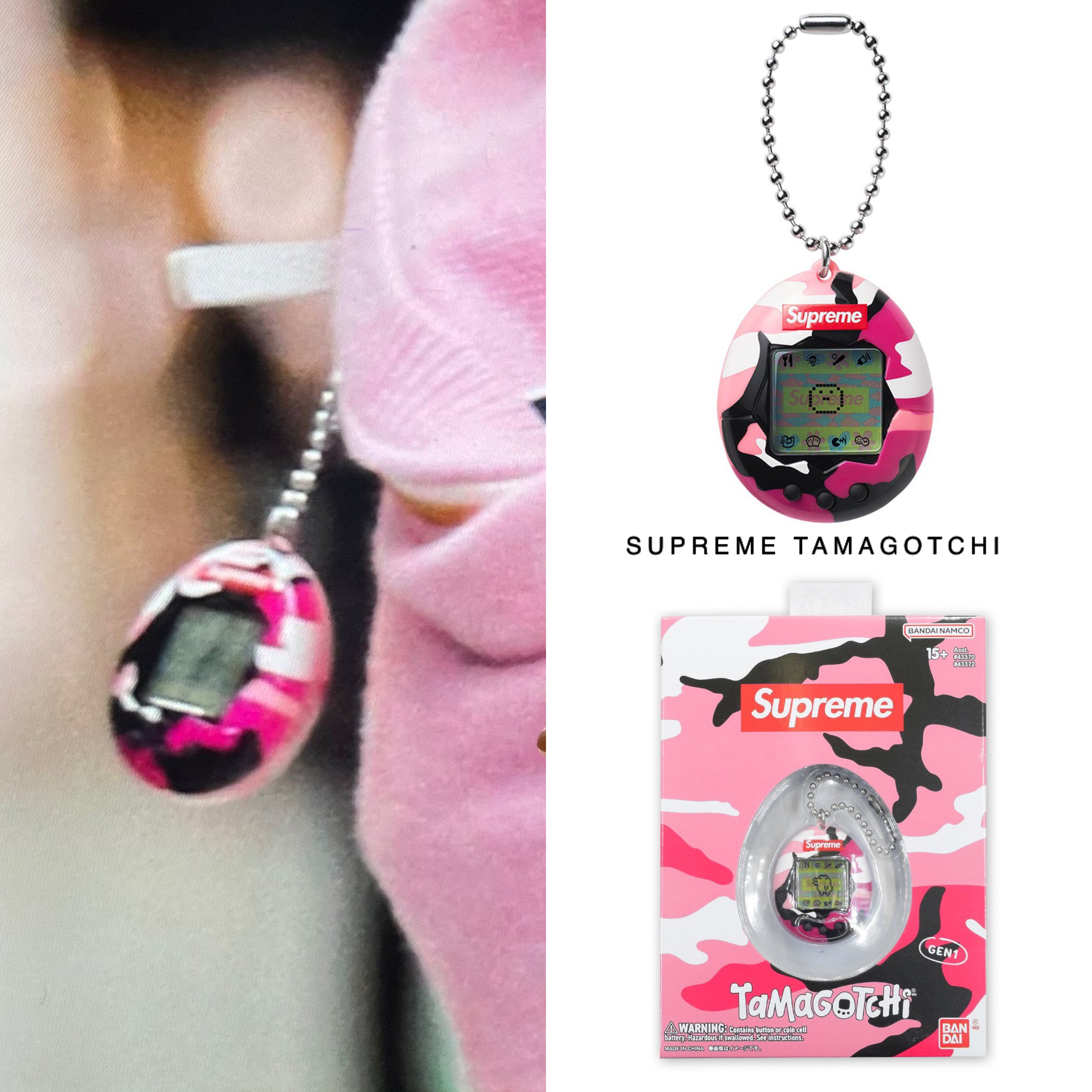 Supreme たまごっち ピンク supreme たまごっち ピンク バンダイ