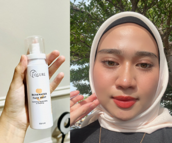 xfly_2022's tweet image. (4/10) Settles makeup: Spritzing the mist over your makeup can help set it, extending its wear and giving your skin a dewy, glowing finish. #MakeupSetting #DewySkin