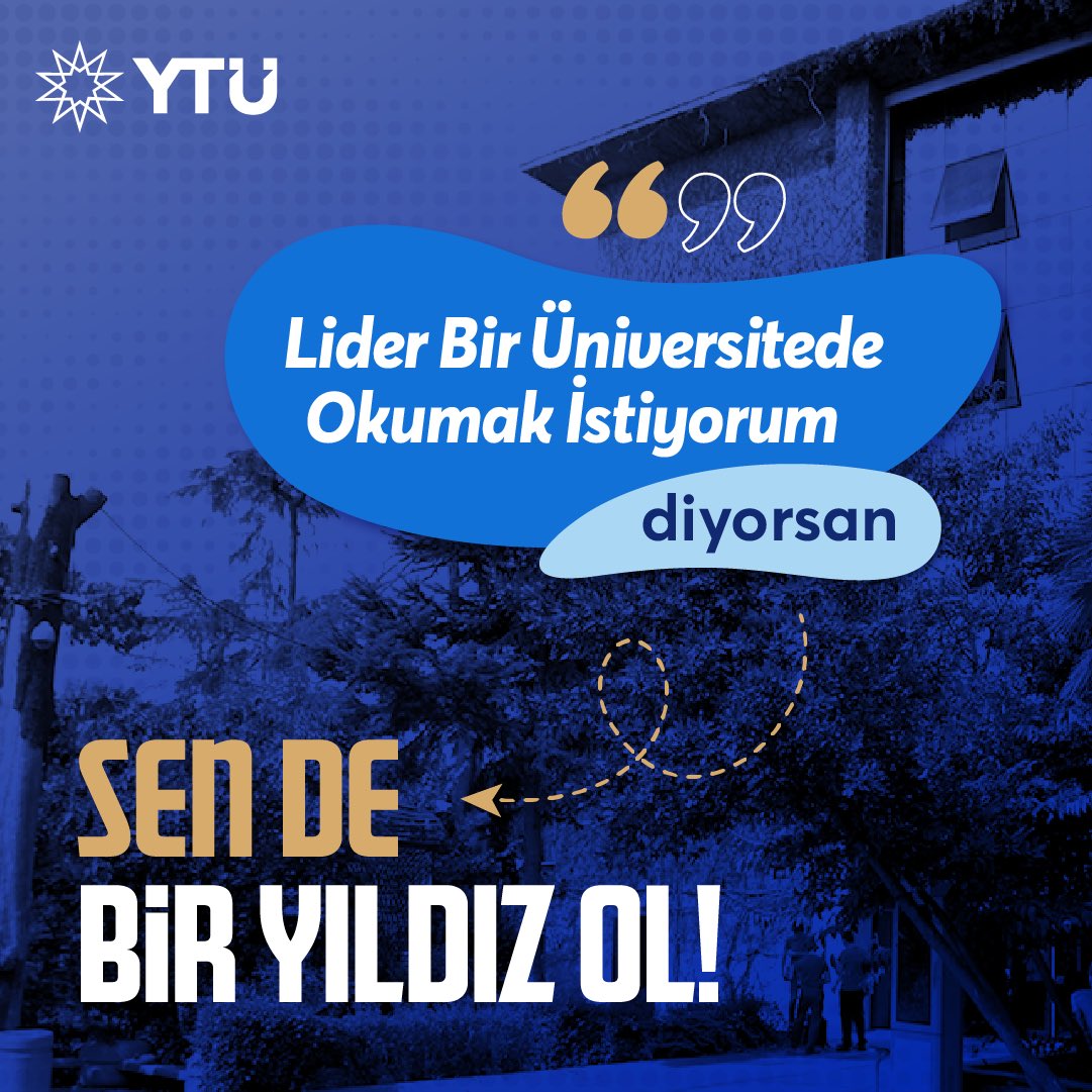 YildizEdu's tweet photo. 112 yıllık köklü Ar-GE kültürüyle geleceği inşa eden Yıldızlar yetiştiren üniversitemiz, ulusal ve uluslararası sıralamalarda zirveye tırmanmaya devam ediyor. 🏆

"Lider bir üniversitede okumak istiyorum." diyorsan, #SendeBirYıldızOl! 🚀

#TercihimYTÜ https://t.co/bXpNOolwvg
