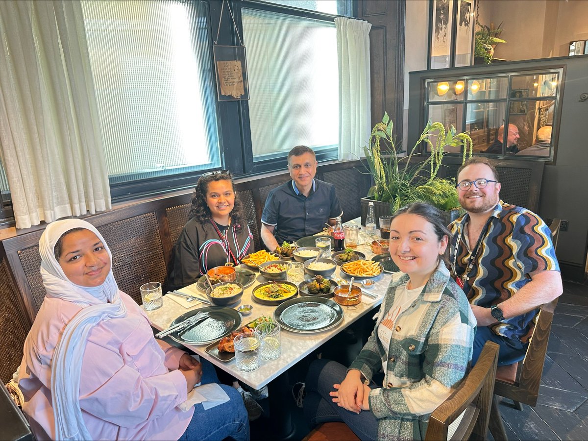 This Monday we went for a lovely meal at <a href="/KhaikhaiNcl/">Khai Khai</a>  to celebrate <a href="/Beth_Gollan/">Bethany</a> and <a href="/a_horeyah/">د. حوريه 🔗Dr. Horeyah</a> before everyone departs home or on annual leave. Our first meal as a group since pre pandemic! Wonderful food and chat about times gone by!! #cantbuymemories