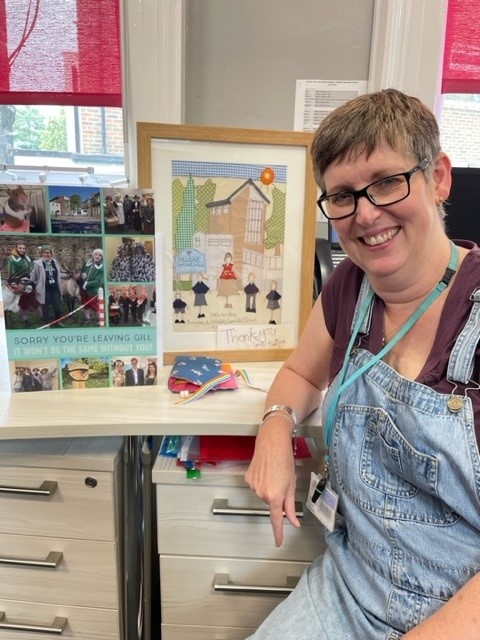 After 13 years, today is Gill's last day in the office - she will be missed by many and we wish her good luck in her new venture!