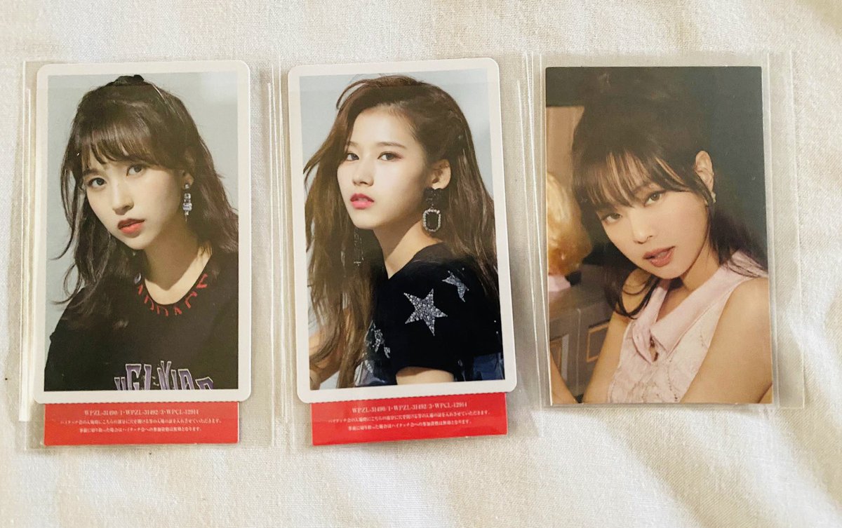 For sale
Japan 1st album “BDZ” unpunched Sana- 1000
Japan 1st album “BDZ” unpunched
Mina- 900
Jennie SDIE 900
FREE PF!

Mop:BPI/Gcash
Will ship thru LBC only (sakto pack for only 80 pesos)