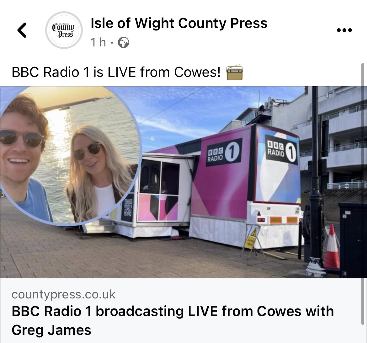 wightbreaking's tweet photo. ‘Find out if you’re a massive melt by commenting on a County Press article’, public discover. https://t.co/tWjotYIsSF