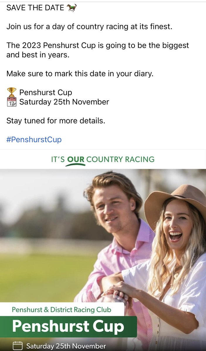 Penshurst & District Racing Club tweet media