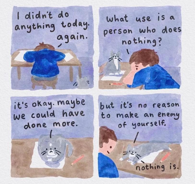WholesomeMeme's tweet photo. Art by Shitty Water Colour Comics @SWatercolour https://t.co/OTn1A3ZWml