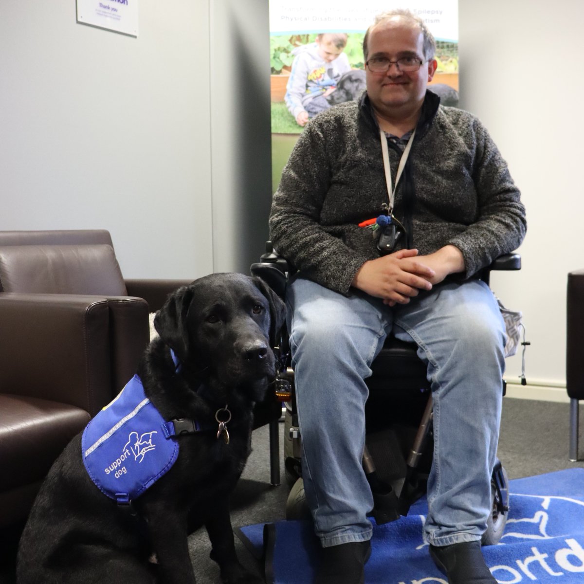 Ex NHS worker Chris Beddoes has a crumbling spinal condition and his home became a virtual prison. But since having his pet dog Charlie trained by national charity Support Dogs, his life has been transformed... More: bit.ly/3NWbsL4