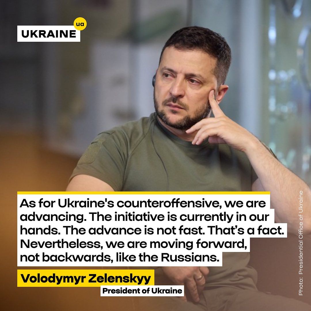 Ukraine keeps advancing. Ukraine keeps fighting. At our own speed, focusing on our own goals. With faith in Ukraine, with devotion to freedom. Victory will be Ukrainian because we know #WhatWeAreFightingFor.