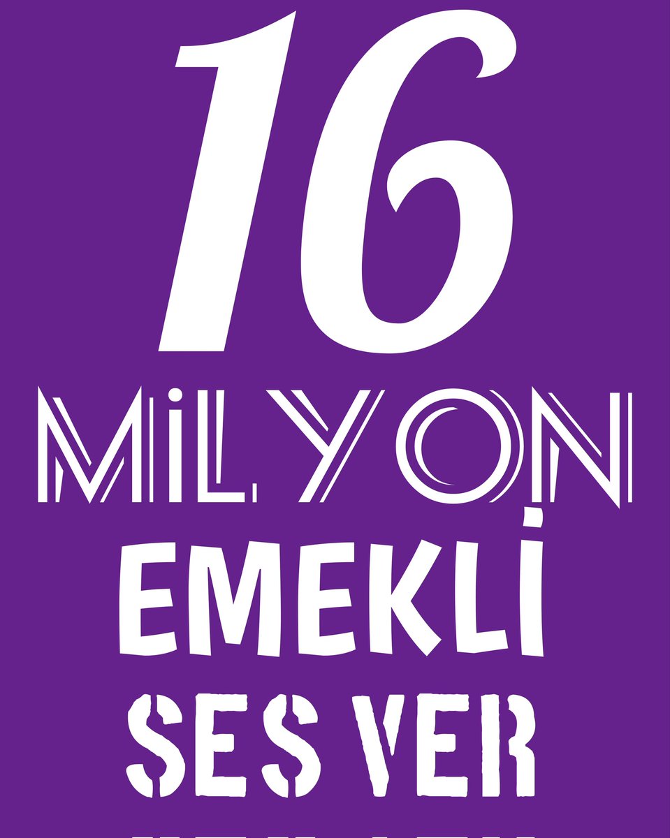 Emekliye yapılan bu zam kabul edilemez ..‼️
%25 e HAYIR ..‼️

#EmekliyeİnsancaZAM
<a href="/Akparti/">AK Parti</a> <a href="/isikhanvedat/">Prof. Dr. Vedat Işıkhan</a> <a href="/herkesicinCHP/">CHP 🇹🇷</a> <a href="/eczozgurozel/">Özgür Özel</a>