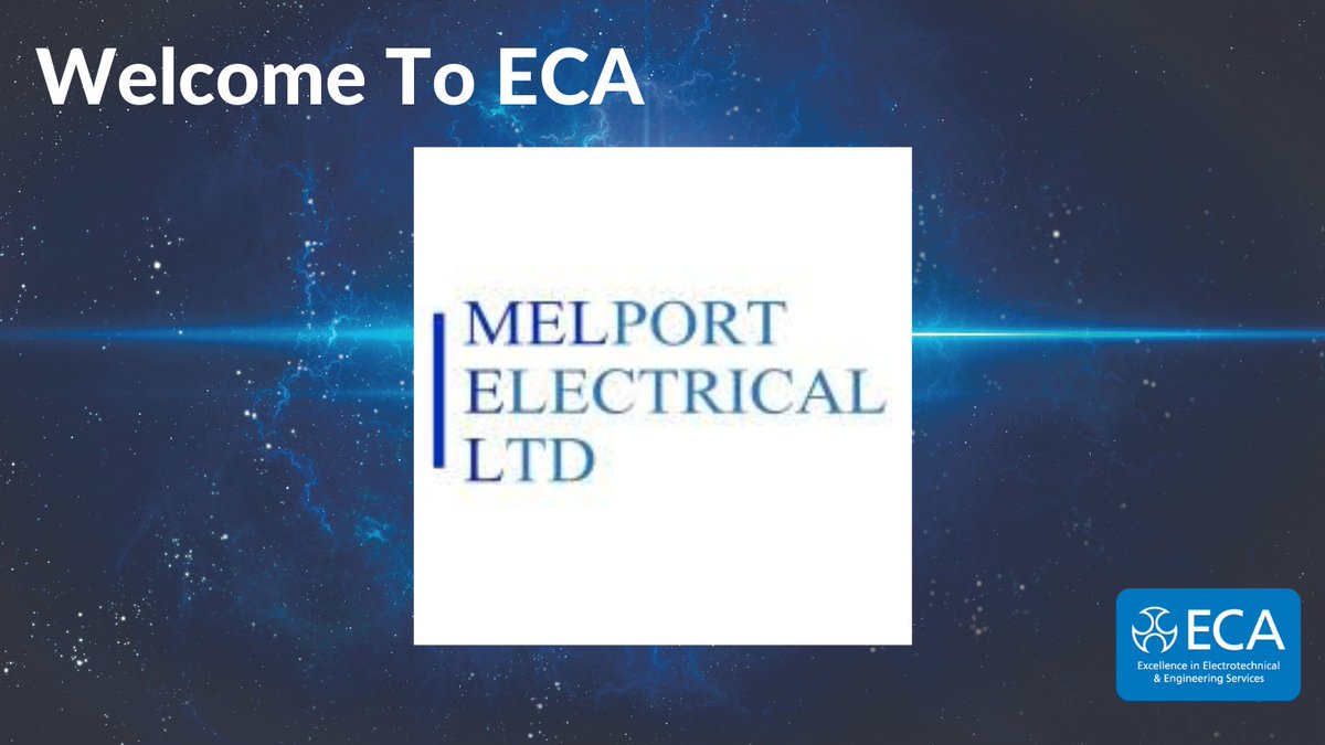 We are pleased to welcome Melport Electrical Ltd as an ECA Member. They join our Central South regional network.

To see if your business qualifies for ECA membership, visit 👉 bit.ly/3ycbWoM