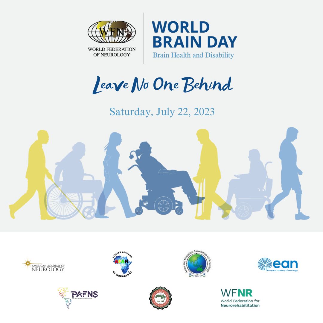 seneurologia's tweet photo. Con el tema "Salud cerebral y discapacidad" queremos fomentar la concienciación, la prevención y la educación sobre la discapacidad de las enfermedades neurológicas
#WorldBrainDay #WBD2023 #BrainHealthandDisability
Mañana es el Día Mundial del #Cerebro
#Neurologia https://t.co/B8bHQQxirv