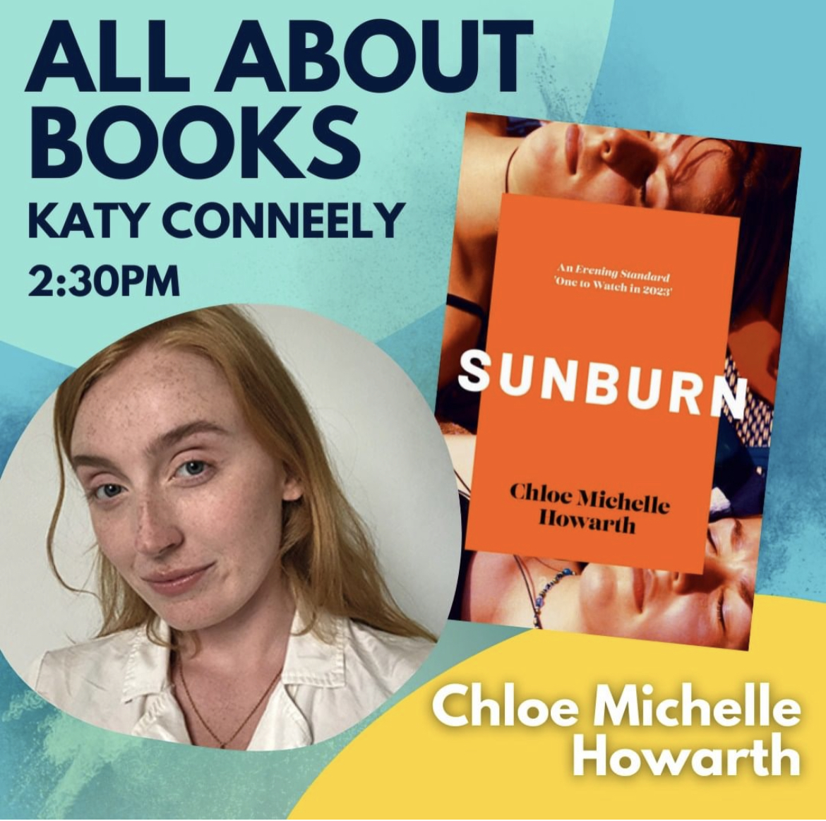 Listen to @ChloeMHowarth chat to @whatkatythought on #AllAboutBooks about the inspiration behind her debut novel SUNBURN! Listen here 🎧👉 bit.ly/AllAboutBooksS… Read SUNBURN now 👉 amzn.to/3UdzoMF #summertbr #sunburnnovel