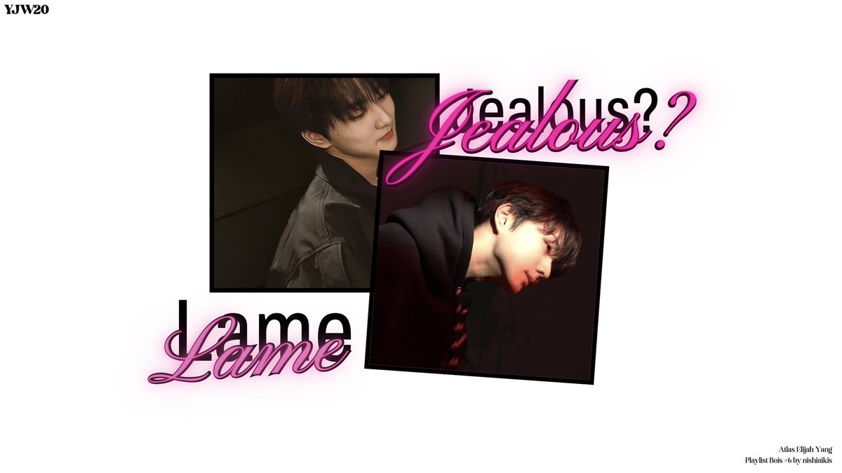 nishiaikis's tweet photo. 🍜 Jealousy? Lame.
a #jungwon x oc filo au.
Playlist Bois Series #6.

Atlas Elijah Yang (yjw) and you always knew that both of you has a crush on each other. What’s stopping them? Both of them also don’t know.

(Click the ‘ALT’ to view the whole summary) https://t.co/Eepj8XHkhN