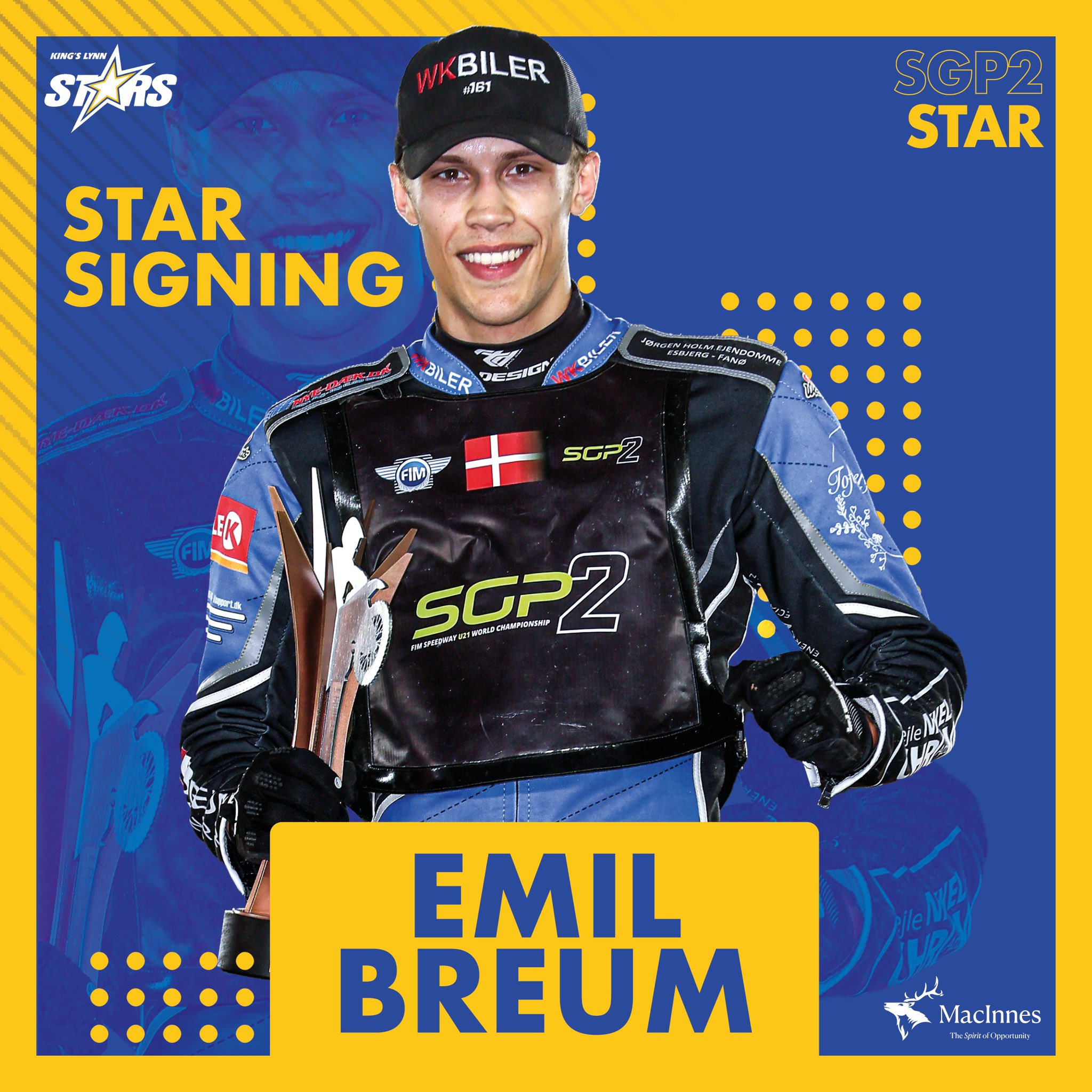 King's Lynn on X: "✍🏼🇩🇰 We have completed signing of Danish hot prospect Emil Breum - widely regarded as one of the sport's best young talents. 🗣 “I can't wait