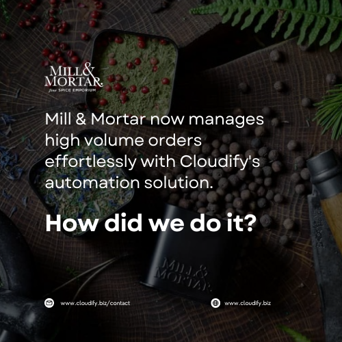 Cloudify_biz's tweet image. Scaling Up with Cloudify

📣 Shoutout to our client, Mill &amp;amp; Mortar! Cloudify developed a system to flawlessly connect their Shopify webshop with e-conomic accounting system. 

#Cloudify #WorkflowAutomation