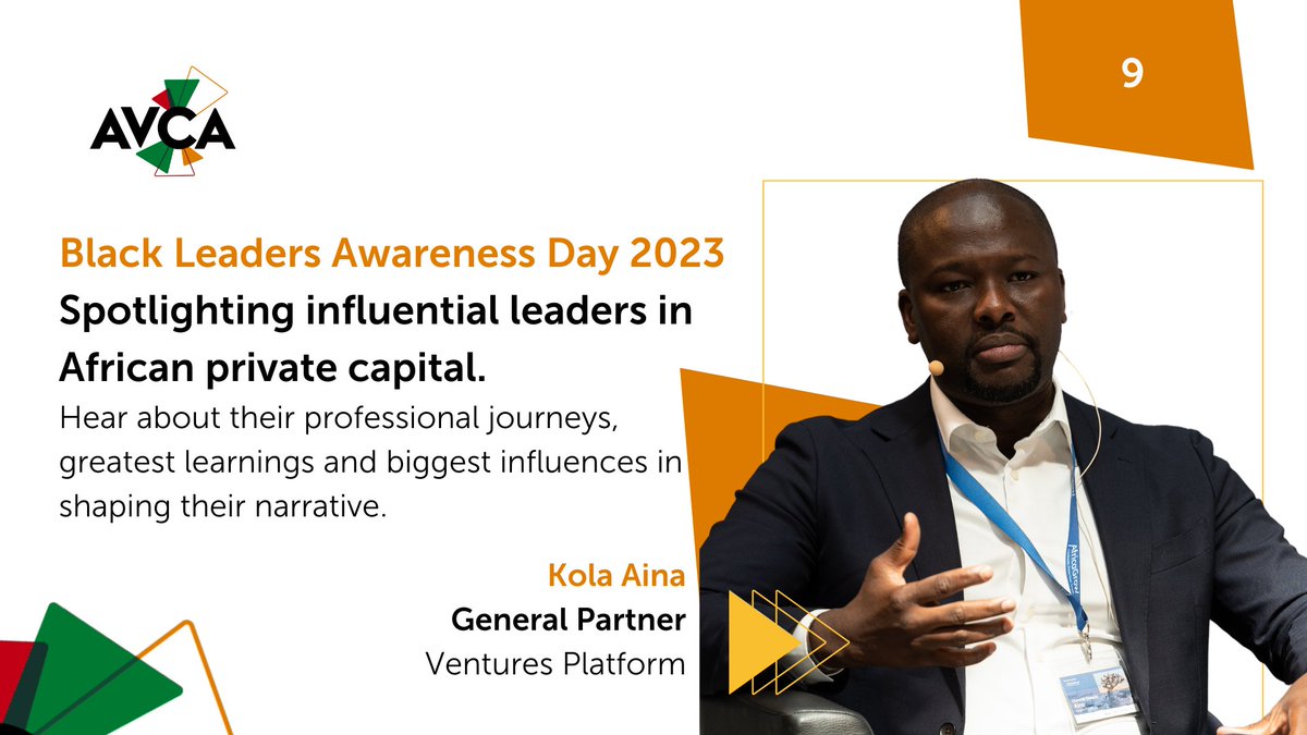 AVCA_Africa's tweet image. 📰 What does it take to build a leading #earlystage #VentureCapitalFund in Africa?

Kola Aina #GeneralPartner Ventures Platform Fund talks partnering with #entrepreneurs on market-creating innovations &amp;amp; the role #venturecapital plays in building a better future in #Africa.